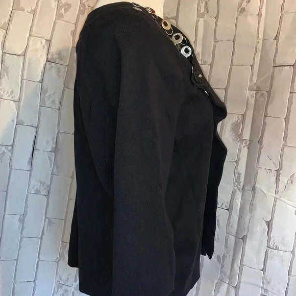 DANA BUCHMAN black cardigan - Picture 4 of 6